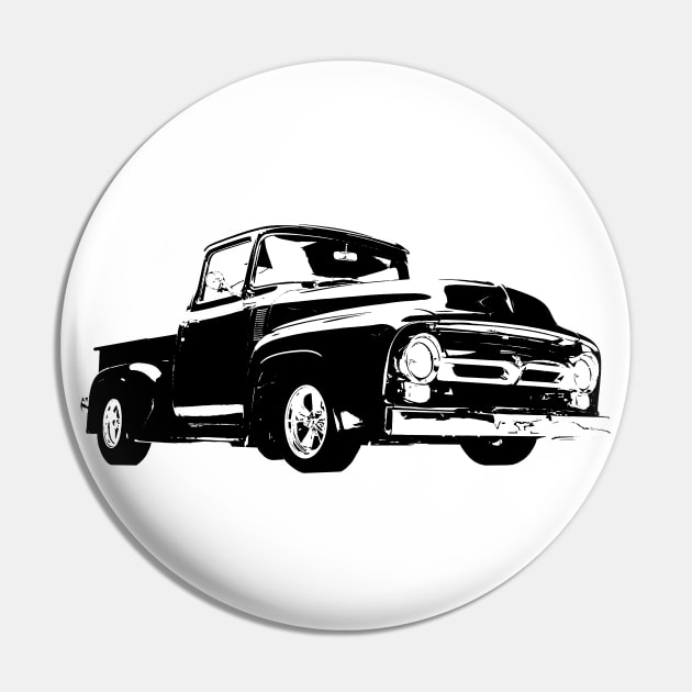 1956 Ford F100 Pin by GrizzlyVisionStudio