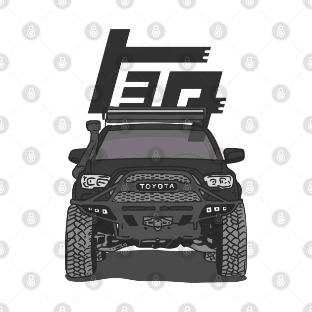 4Runner TRD Offroad adventures - Black Essential by 4x4 Sketch