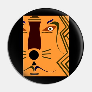 head lion Pin