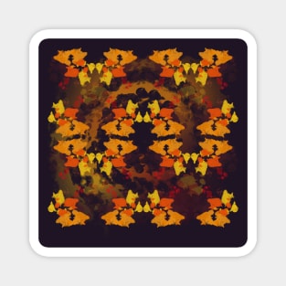 Autumn tie-dye Magnet