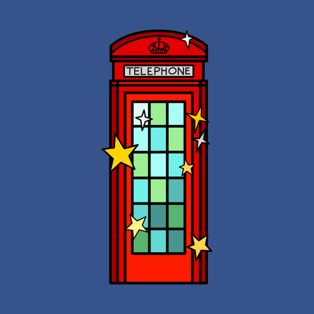 London's Red Telephone Box by Kelly Louise Art