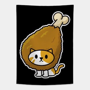 Drumstick Cat Tapestry