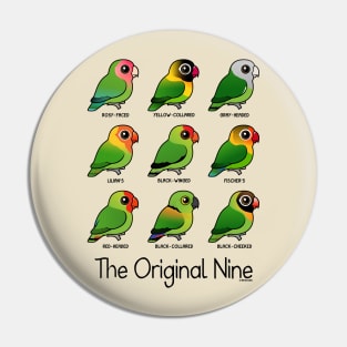 The Original Nine Lovebirds Pin