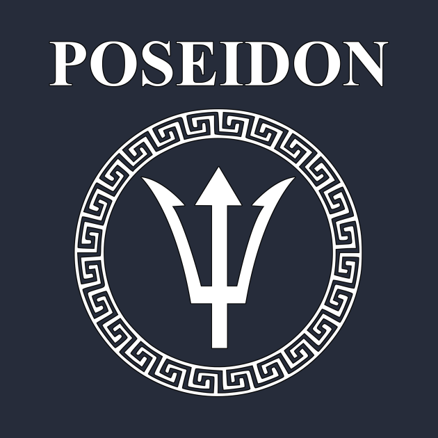 Poseidon Ancient Greek God - Poseidon - T-Shirt | TeePublic