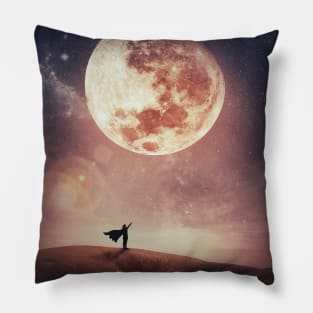 moon hero Pillow