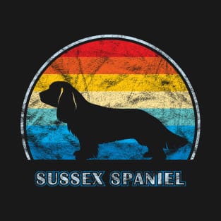 Sussex Spaniel Vintage Design Dog T-Shirt