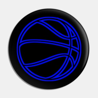 Basketball Graphic Design Pin