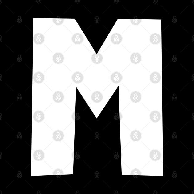 Initial name letter M by Abz_Cloth