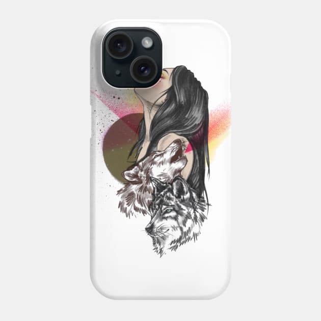 Killing Moon Phone Case by RikLeeIllustration