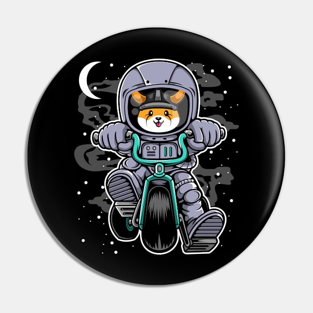 Astronaut Floki Inu Coin Floki Army To The Moon Crypto Token Cryptocurrency Wallet Birthday Gift For Men Women Kids Pin by Thingking About