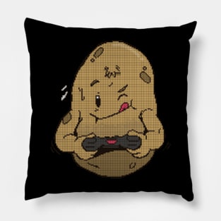 Pixel Gamer Potato   low-bit Grafik   Geschenkidee Pillow