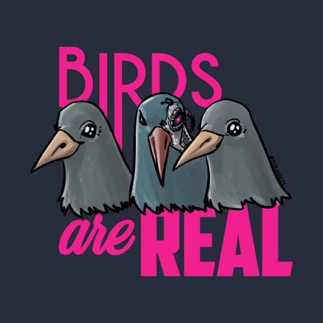 Birds Are Real - Pink by theJarett