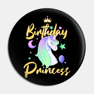 Unicorn Birthday Princess Party Outfit Pin