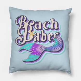 Mermaid Princess Beach Babe Pillow