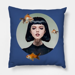 Dreaming Goldfish Pillow