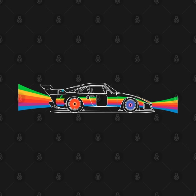Rainbow racer by icemanmsc