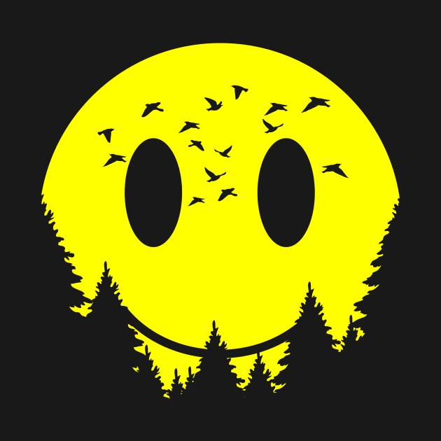 Yellow happy smiley face by My Happy-Design