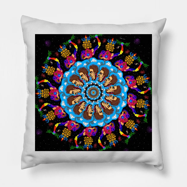 Cosmic Chaos (Gas Giants) Pillow by DMArtwork