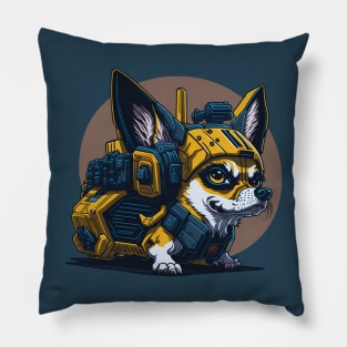 Robot Chihuahua Pillow