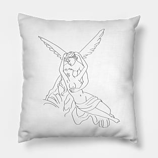 Psyche Revived by Cupid's Kiss Pillow