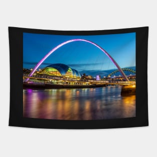 Night at Newcastle Quayside Tapestry