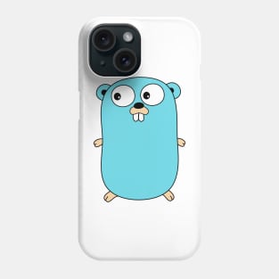 Go Lang logo Gopher Phone Case