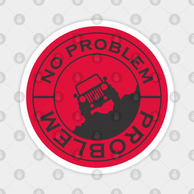 Problem - No Problem Magnet by Bigrum P. Bear Designs