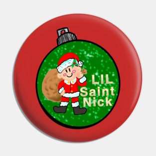 Lil Saint Nick Pin