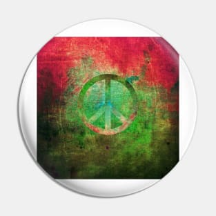 Peace symbol IV Pin