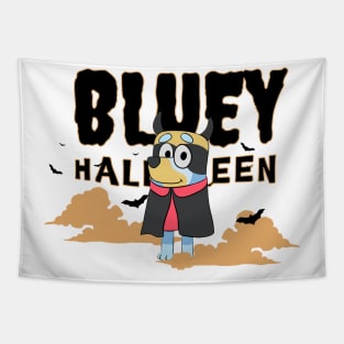 Bluey halloween scary spooky funny halloween Tapestry