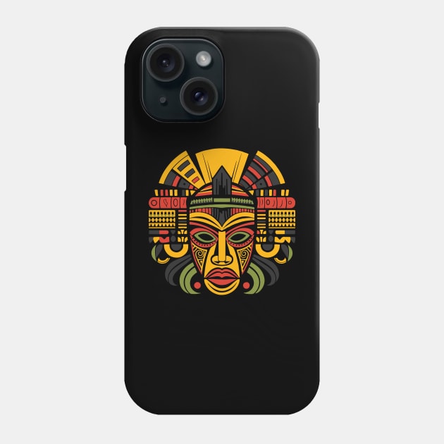 African art with pan-africanism symbolism Phone Case by tatadonets