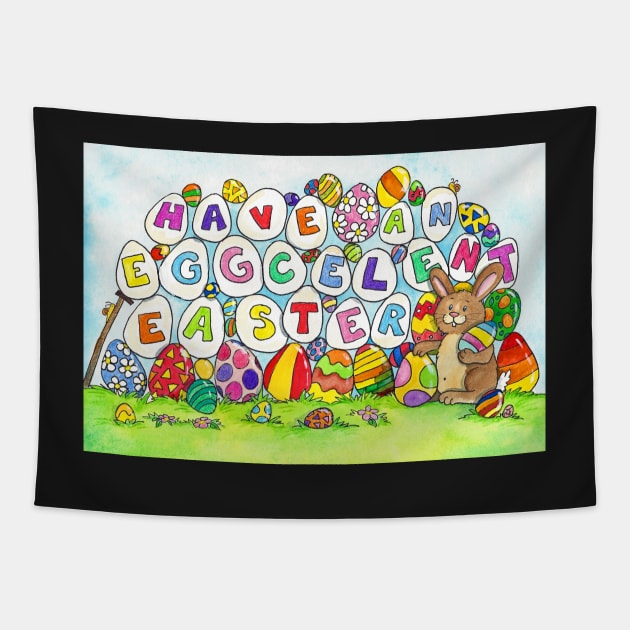 Have an eggcelent Easter Tapestry by nicolejanes