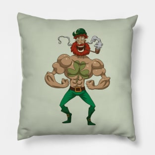 Sporty Leprechaun Pillow