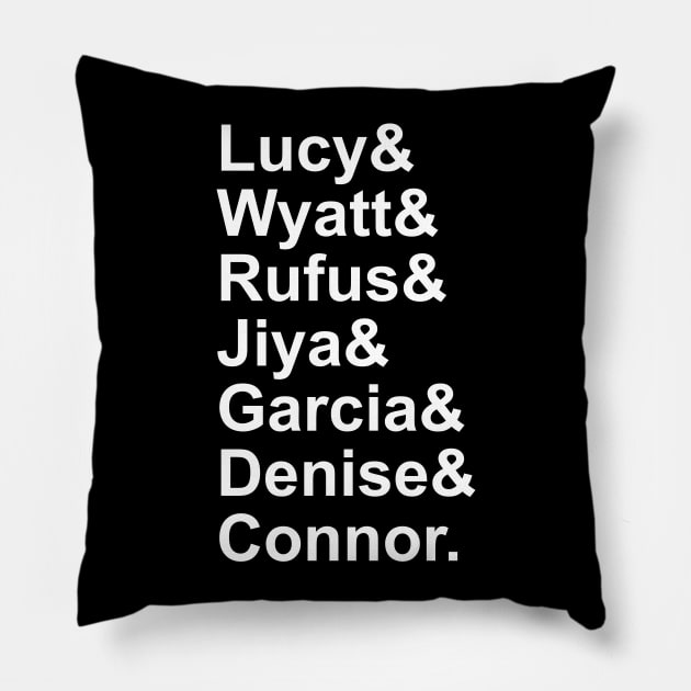 Timeless first names Pillow by freeves