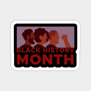 Black history month t-shirt Magnet