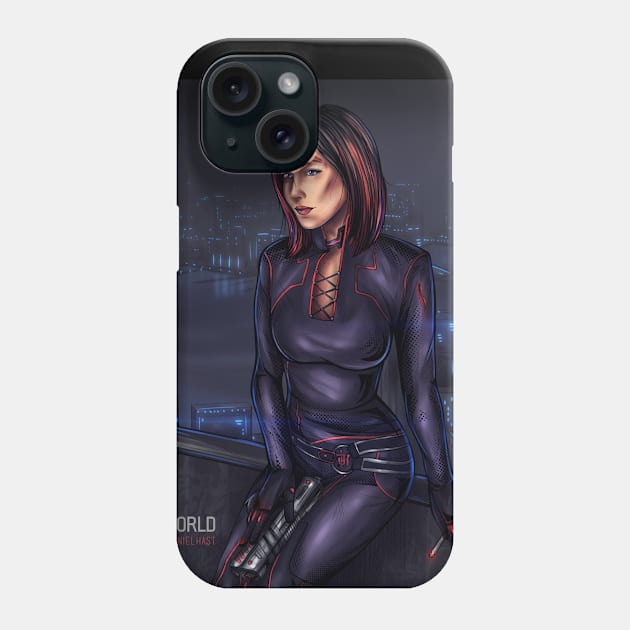 Sci-fi Girl Phone Case by DenielHast