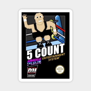 Wrassleman 8-Bit Retro Gaming Pro Wrestling: 5 Count Magnet