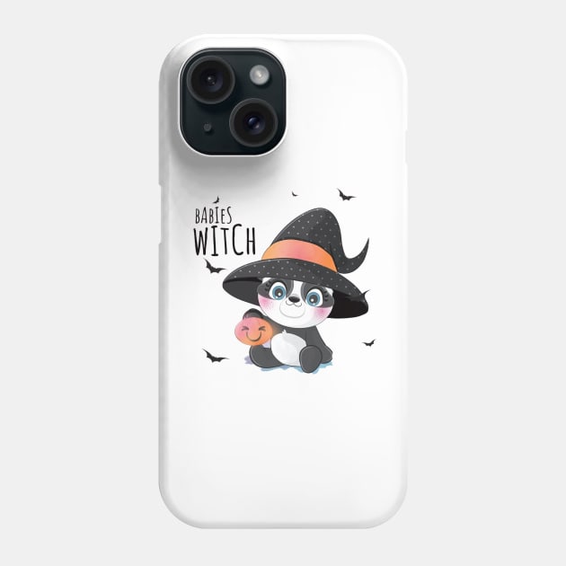 panda halloween Phone Case by World Famous Pandas