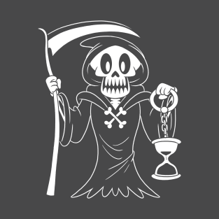 That's all Dude Grim Reaper Death 30s Old Cartoon Halloween Party Gift T-Shirt