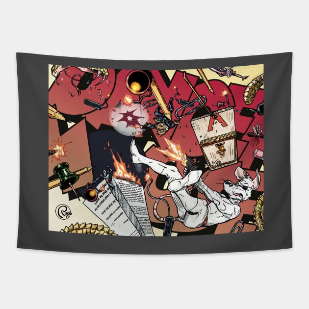 Danger Mouse Tapestry by Rudeman