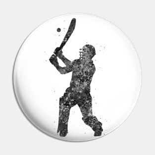 Cricket player Pin