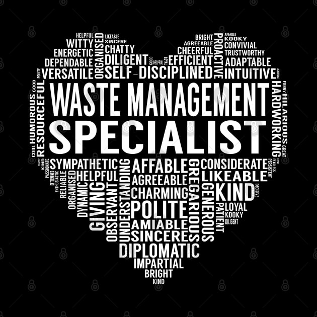 Waste Management Specialist Heart by LotusTee
