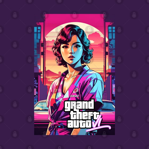 GTA 6 - Girl by Buff Geeks Art