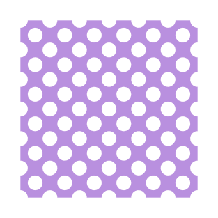 Purple Polka Dots, Polka Dot Pattern, Dots, Dotted T-Shirt