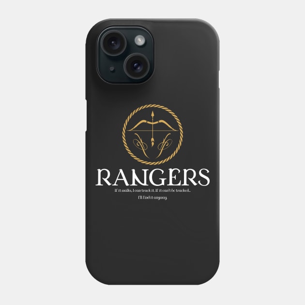 Rangers Ranger Tabletop RPG Gaming Phone Case by pixeptional