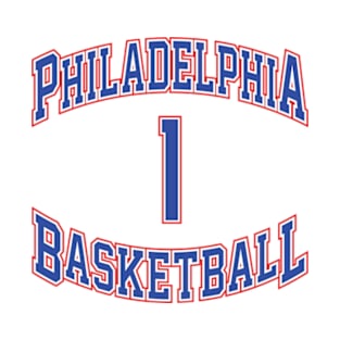 Philadelphia Basketball Number 1 T-Shirt