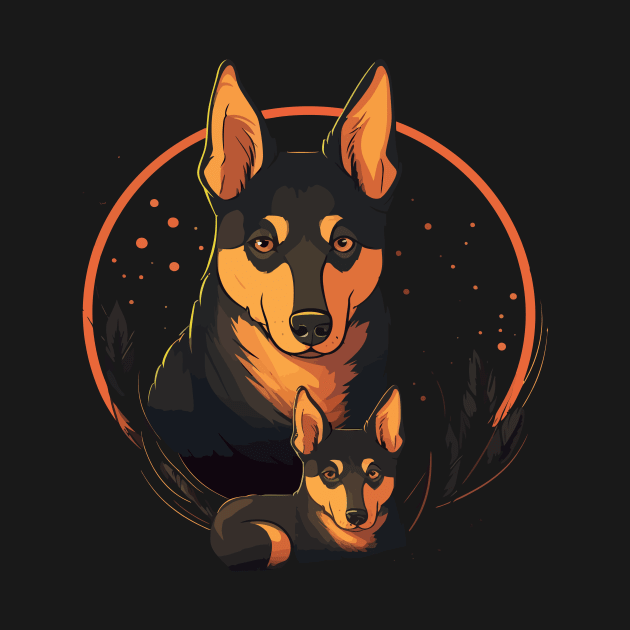 Australian Kelpie Fathers Day by JH Mart