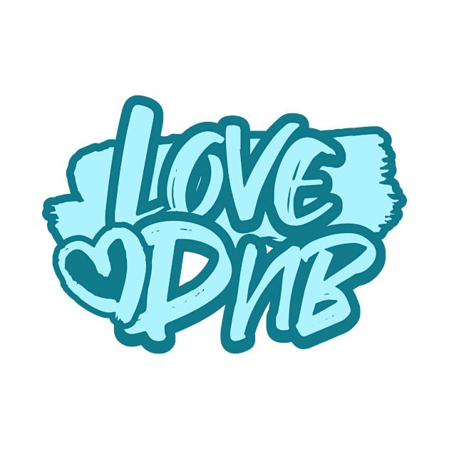 DNB  - Love Heart (Blue) by DISCOTHREADZ 