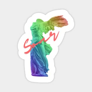 SOAR Winged Victory Magnet