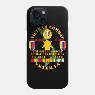 Vietnam Combat Vet - 6th PSYOPS Bn - USARV w VN SVC Phone Case